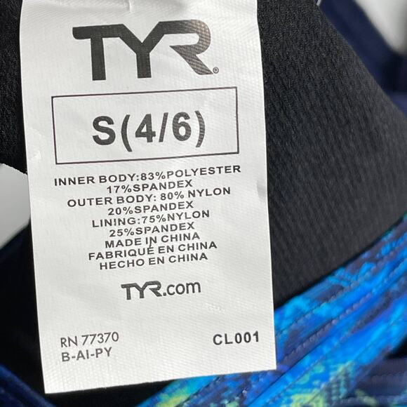 TYR Medium Support KAMALI HARPER 2n1 Tankini Swim Top Navy Royal Small 4/6  $50 - Picture 8 of 8